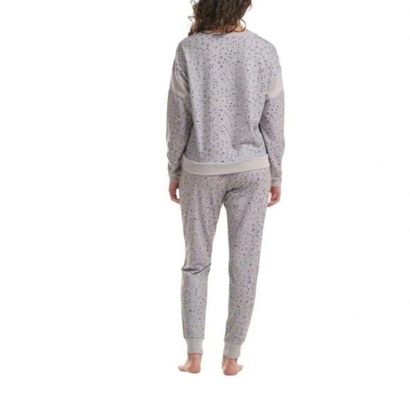 Splendid Pajama Set Women’s Sz M Gray French Terry - Picture 2 of 15